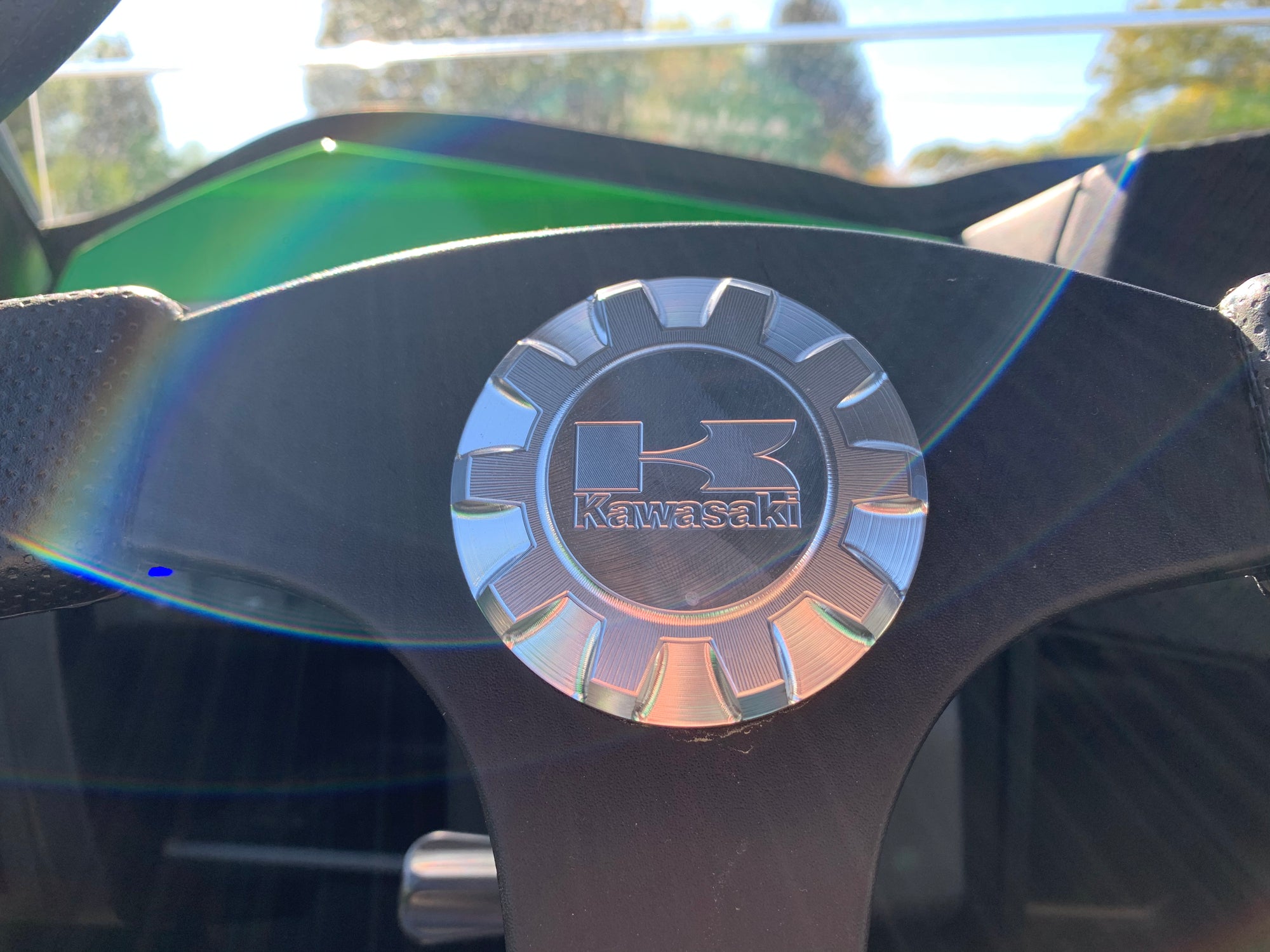 Kawasaki Teryx 2/4 Billet Steering Wheel Cap Viper Machine